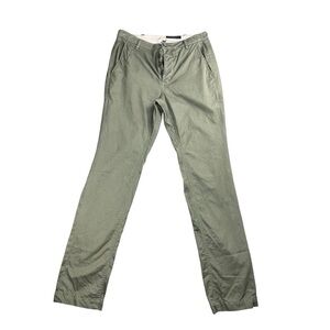 AllSaints London Men’s Olive Charged Chino Pants In Size 30” Waist